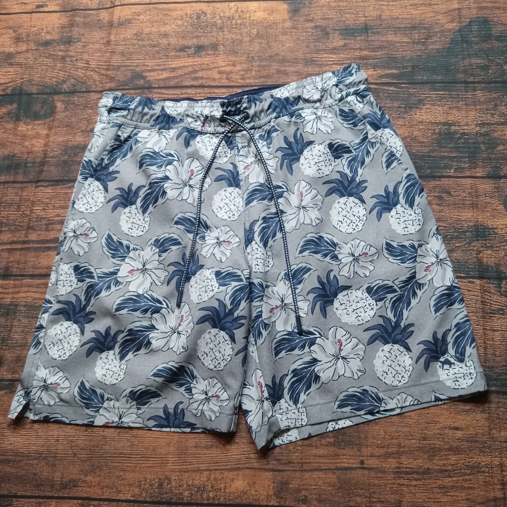 Fish Hippie Volley Short Men's Board Shorts Trunks‎ Lined Drawstring Size Medium